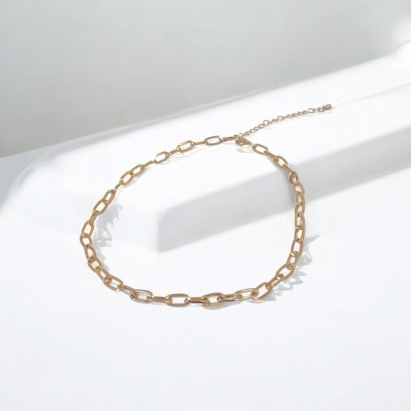 Minimalist Gold Chain Necklace - Image 2